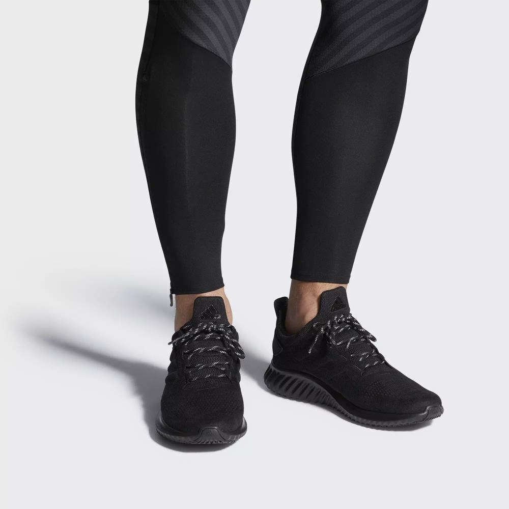 Adidas Alphabounce City Tenis Para Correr Verdes Para Hombre (MX-68447)
